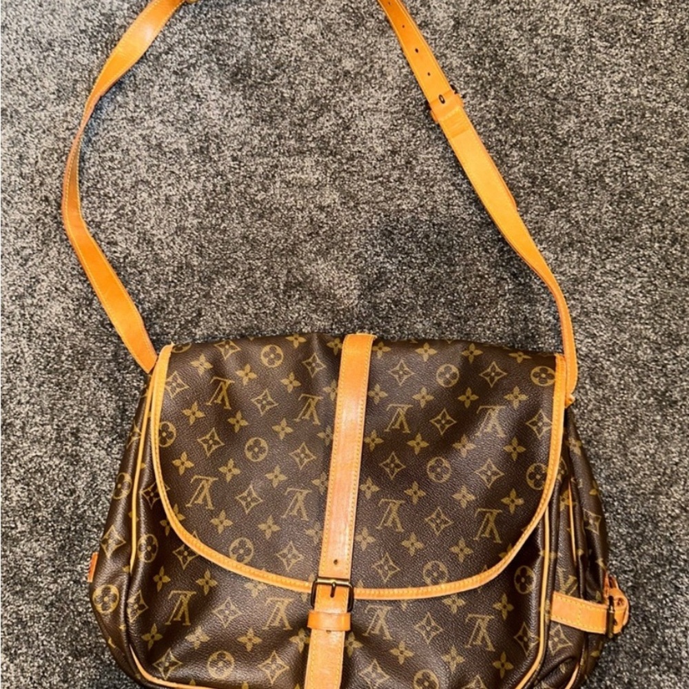 Louis Vuitton Brown Monogram Shoulder Bag